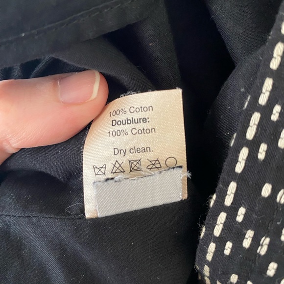 Madewell 1937 Mod Black & White Tank Dress, size 2 - Picture 4 of 4